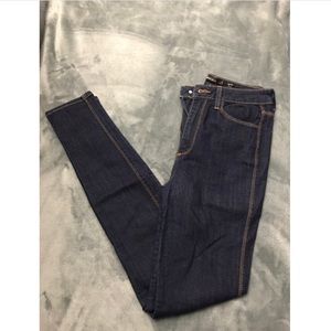 High waisted skinny jeans